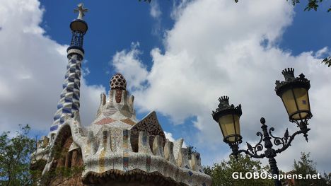 Postcard Gaudi works