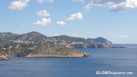 Postcard The coast of Ibiza