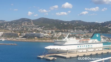 Postcard Port on Ibiza