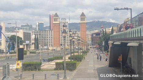 Postcard Plaza Espanya