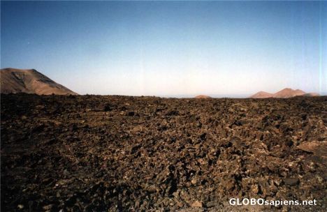 Postcard Timanfaya National Park