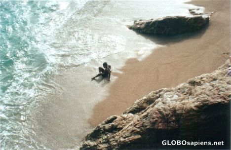 Postcard Beach boy