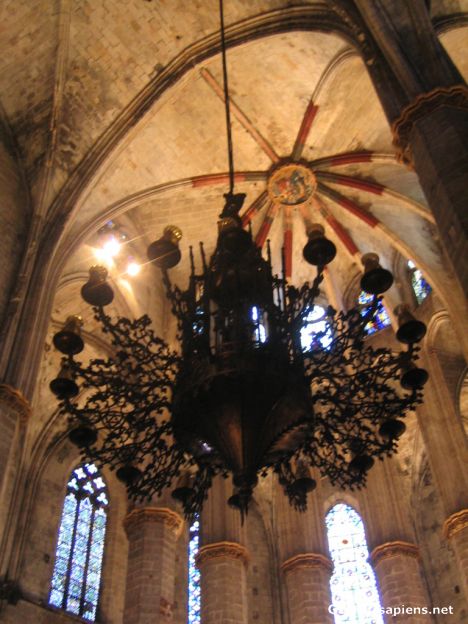 Postcard Inside Santa Maria del Mar