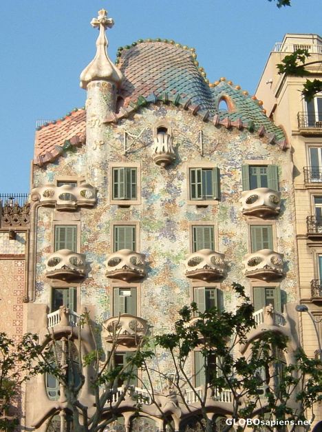 Postcard Casa Batllo