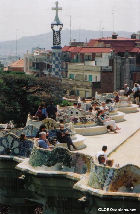 Postcard Wavy Benches