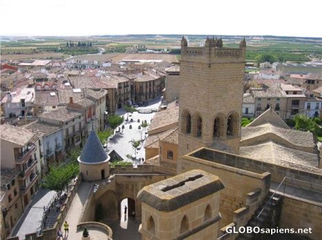 Postcard Olite and the Castle