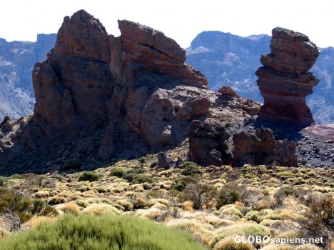 Postcard Tenerife Las Canadas - Roques de Garcia