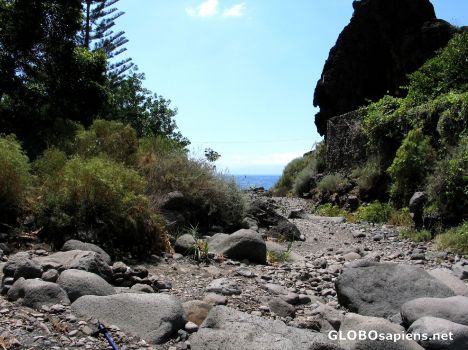 Postcard Tenerife - End of the Masca Canyon