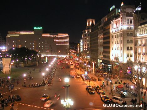 Postcard Placa Catalunya