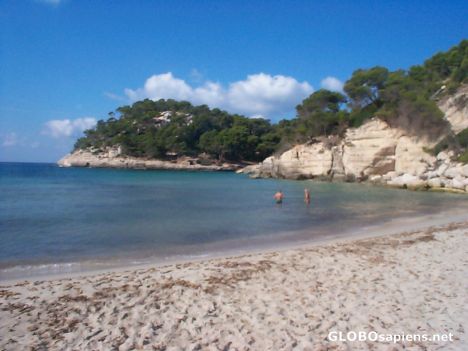 Postcard Cala Mitjana, Menorca