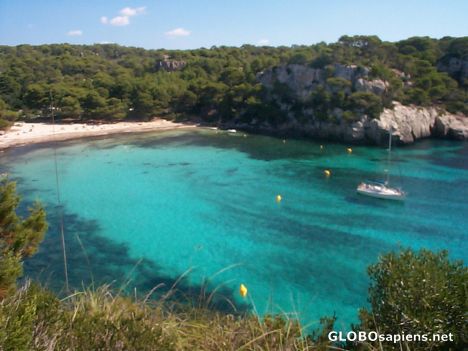 Postcard Cala Macarella, Menorca