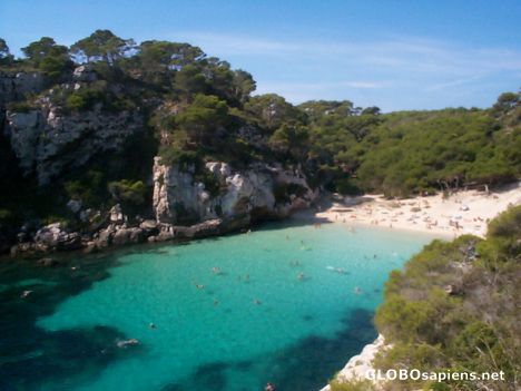 Postcard Cala Macarelletta, Menorca