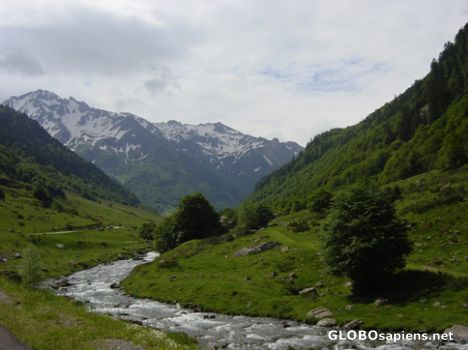 Postcard Crossing the Pyrenees
