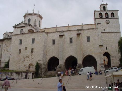 Postcard Church of Santander.