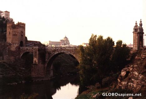 Postcard RIVER TAJO IN TOLEDO
