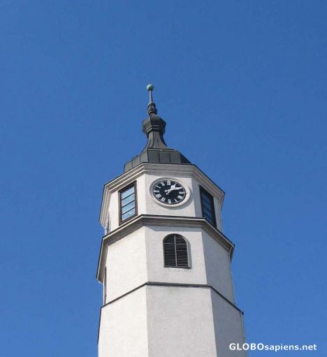Postcard Lonesome clock-Kalemegdan citadel