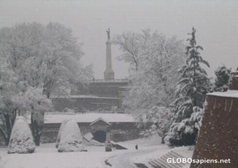 Postcard Kalemegdan fort