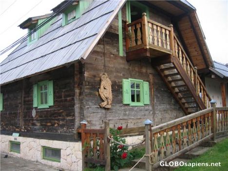 Postcard Mecavnik Grad, at Mokra Gora