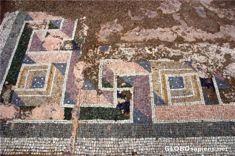 Postcard Mosaic at Felix Romuliana