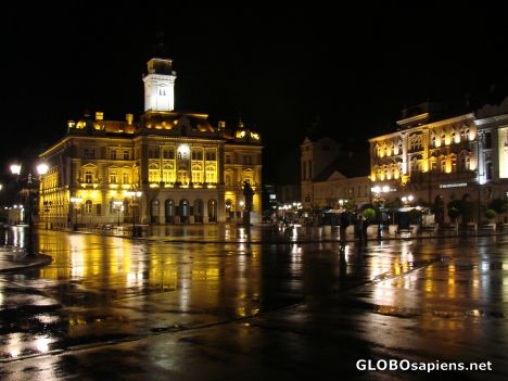 Postcard city center