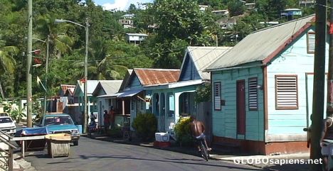 Postcard Street in the fishing village