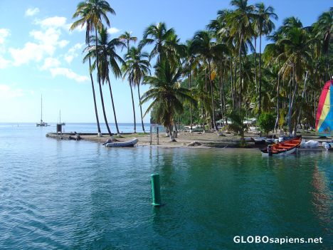 Postcard Marigot Bay