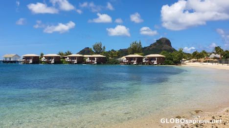 Postcard Resort beach on St Lucia