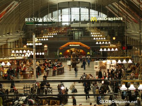 Postcard Stockholm Central Train Station