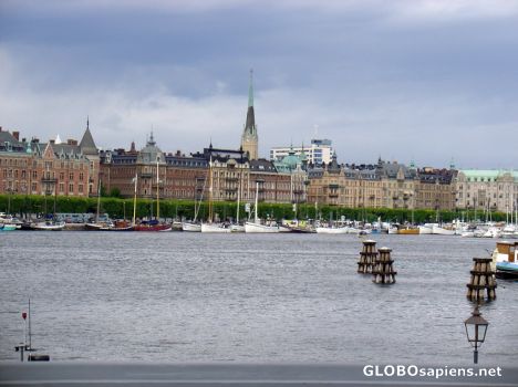 Postcard Stockholm, a city like a painting