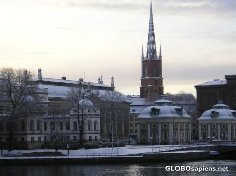 Postcard Stockholm at Christmas 2004