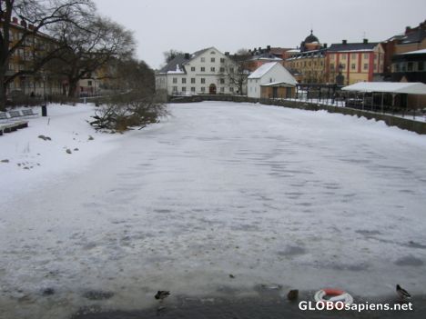 Postcard Uppsala nearing the end of winter