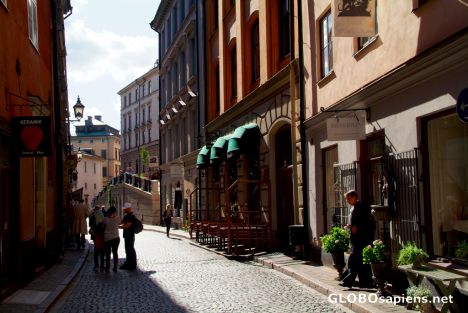 Postcard Stockholm (SE) - Oesternlaanggattan
