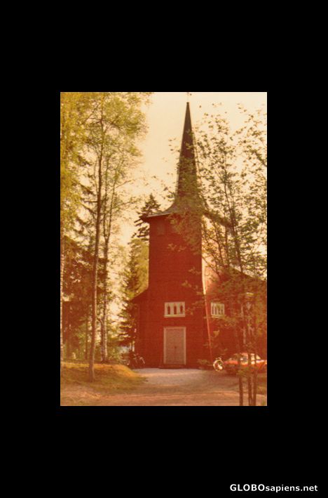 Postcard Typical Swedish Church