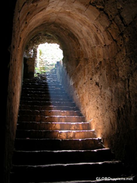 Postcard Crusaders stairs.