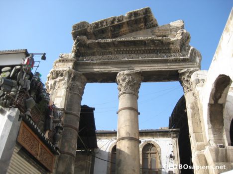 Postcard Damascus Souk