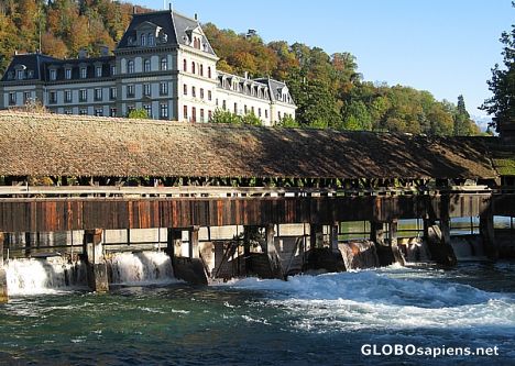 Postcard Upper Watergate of Thun with Thunerhof