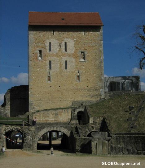 Postcard Tower at the Amphitheatre