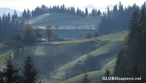 Postcard Mist im Emmental