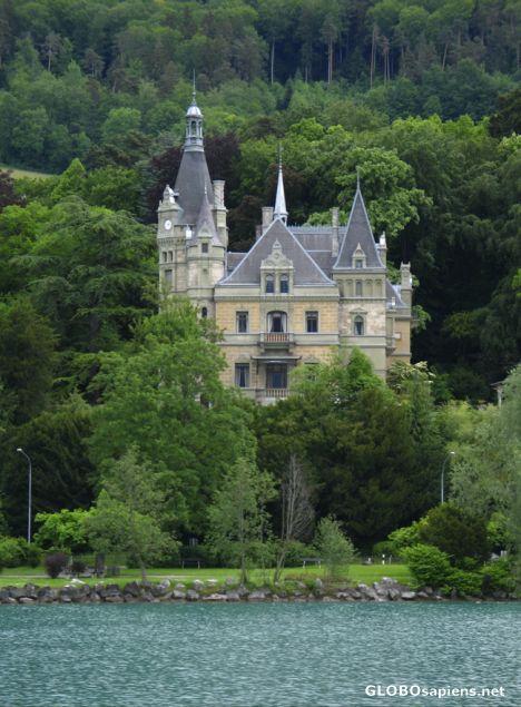 Postcard Schloss Hünegg