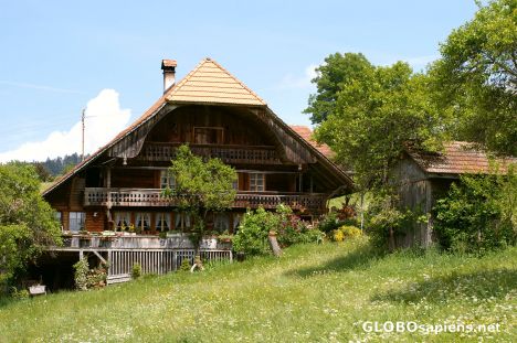 Postcard Farmhouse in Heiligenschwendi
