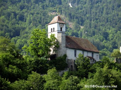 Postcard Ringgenberg Church