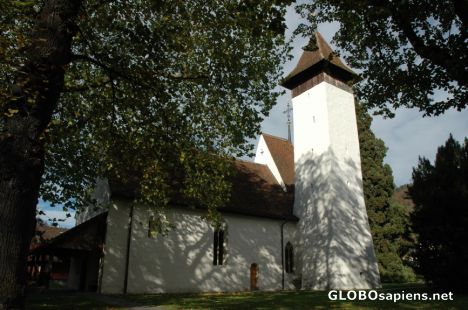 Postcard Scherzligen Church
