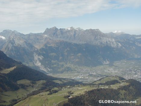 Postcard From Wengen Höreli more to the south