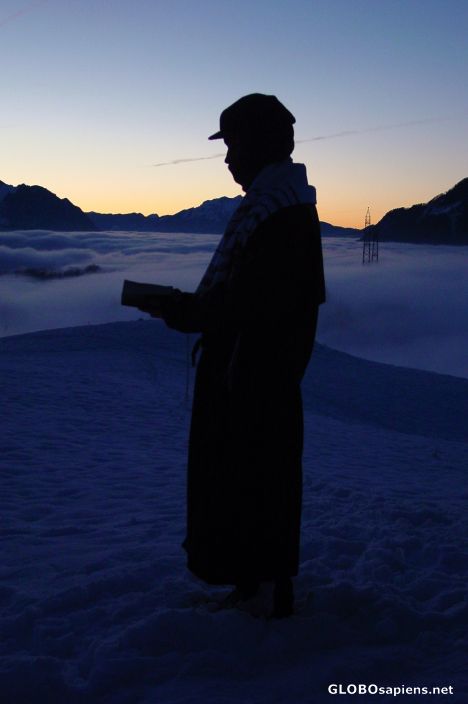 Postcard Pensive Moment I