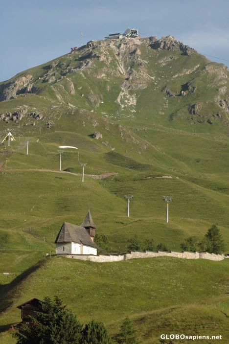 Postcard Innerarosa church