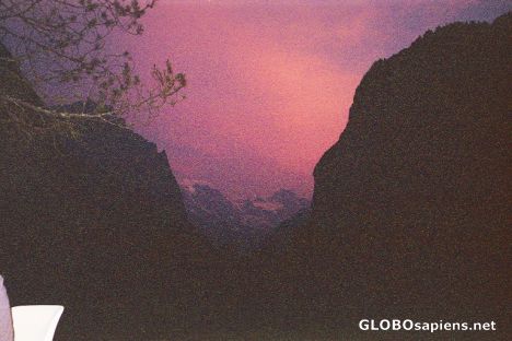 Postcard Night sky Switzerland
