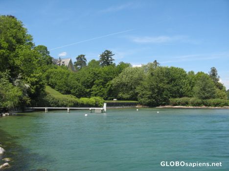 Postcard lovely lake geneva