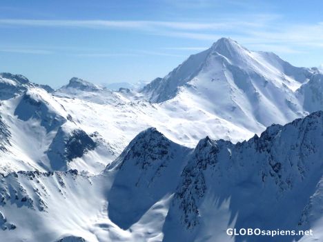 Postcard A picture-book mountain -