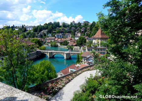 Postcard Bern - Untertorbrücke