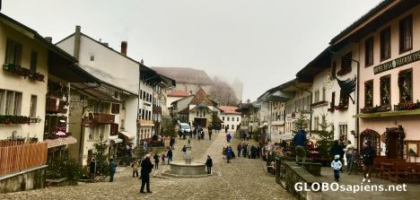 Postcard Gruyeres
